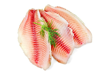 Tilapia mrożona bez skóry - filet 200g