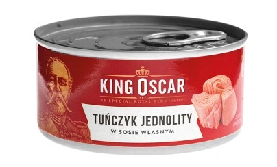 Tuńczyk - jednolity w sosie własnym -  King Oscar - 170g