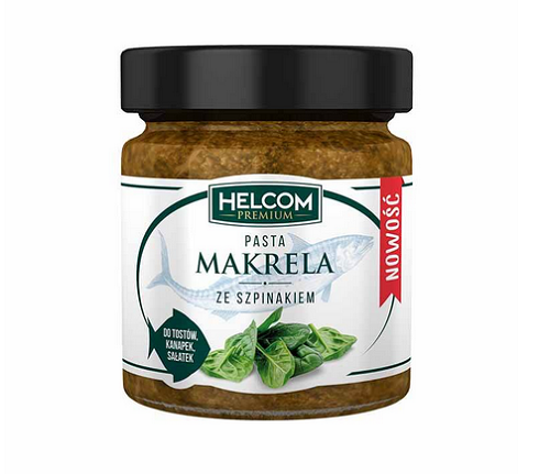 Pasta z makreli ze szpinakiem / 180g / Helcom