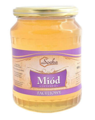 Miód faceliowy 950g - Polski