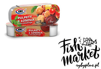 Pulpety z łososia w sosie pomidorowym - BMC - 175g