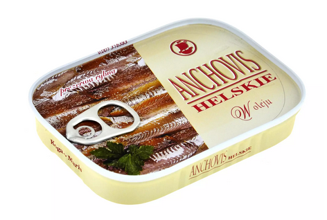 Anchois helskie w oleju 100g