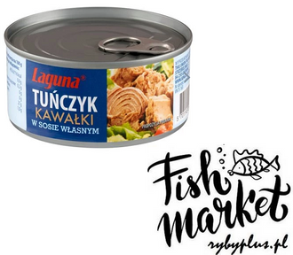 Tuńczyk - kawałki w sosie własnym -  Laguna - 170g