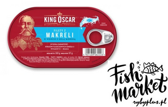 Filety z makreli w wodzie z solą morską - King Oscar / 160g