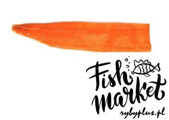 Łosoś wędzony na zimno - filet delikatesowy / 400 g (Trym D)