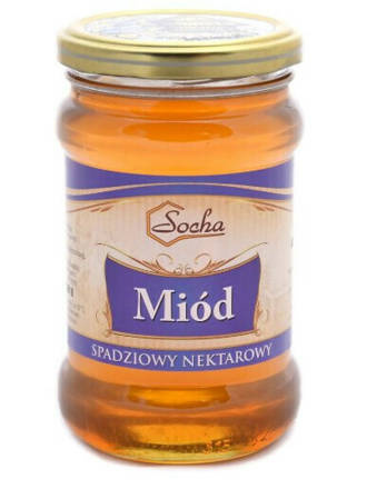 Miód nektarowo-spadziowy 400g - Polski