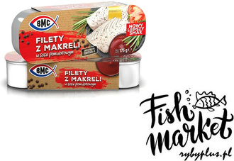 Filety z makreli w sosie pomidorowym - BMC - 175g