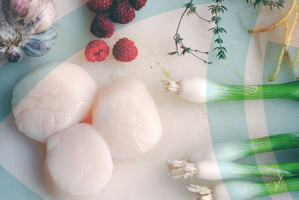 Przegrzebki mrożone / 1000 g