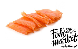 Łosoś wędzony na zimno plastrowany premium / 200g