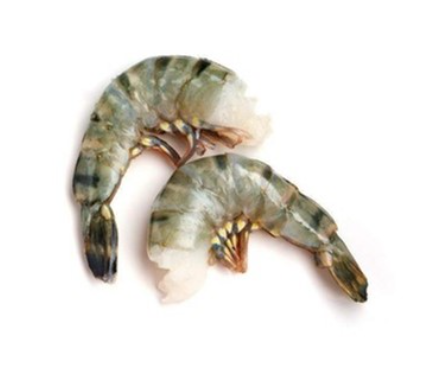 Krewetki Black Tiger surowe bez głowy w pancerzu /16-20 szt./kg - 20% glazury