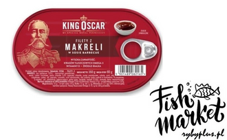 Filety z makreli w sosie barbecue - King Oscar / 160g