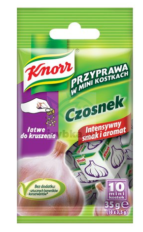 Czosnek w mini kostkach - Knorr