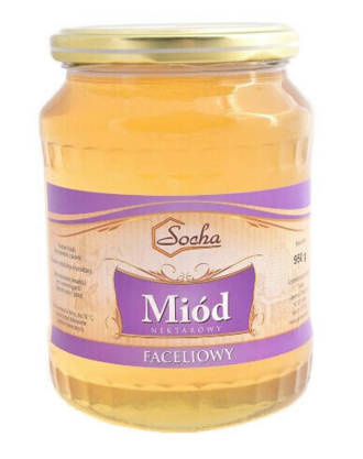 Miód faceliowy 950g - Polski