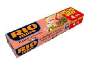 Tuńczyk w oliwie z oliwek 4x80g - Rio Mare