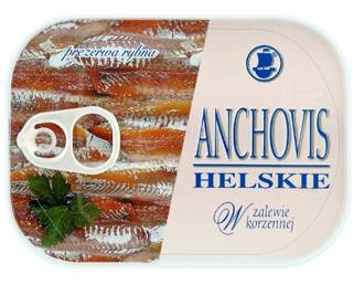 Anchois korki helskie w oleju 100g