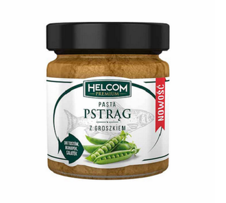 Pasta z pstrąga z groszkiem / 180g / Helcom