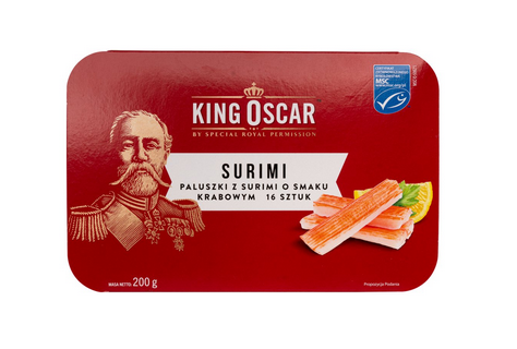 Surimi paluszki rybne o smaku krabowe / 200g - King Oscar