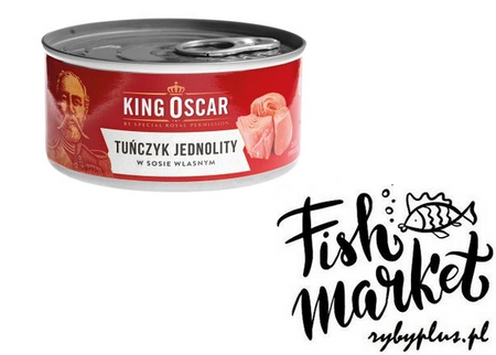 Tuńczyk - jednolity w sosie własnym -  King Oscar - 170g