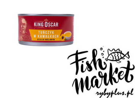 Tuńczyk - kawałki w oleju roślinnym -  King Oscar - 170g