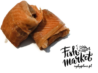 Roladki z łososia na gorąca z pieczarką - 300g