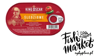 Filety śledziowe w sosie pomidorowym z chili - King Oscar / 160g