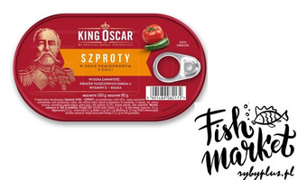 Szproty w sosie pomidorowym z chili - King Oscar / 160g