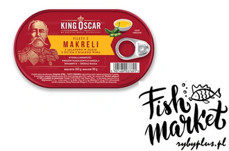 Filety z makreli w sosie pomidorowym z jalapeno - King Oscar / 160g
