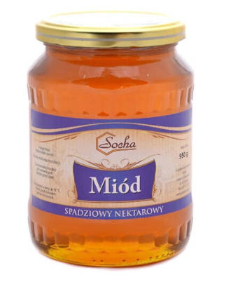 Miód nektarowo-spadziowy 950g - Polski