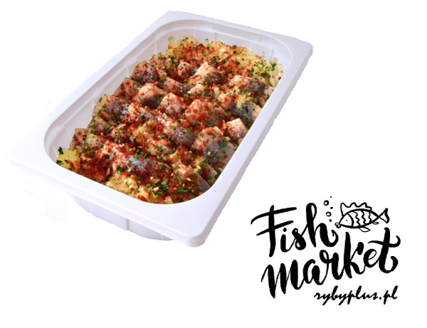 Śledzie w oleju z suszonymi pomidorami na kilogramy