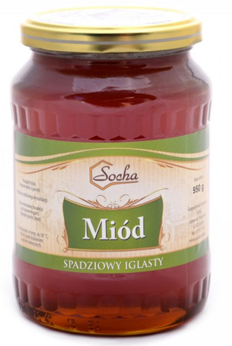 Miód spadziowy iglasty 950g- Polski