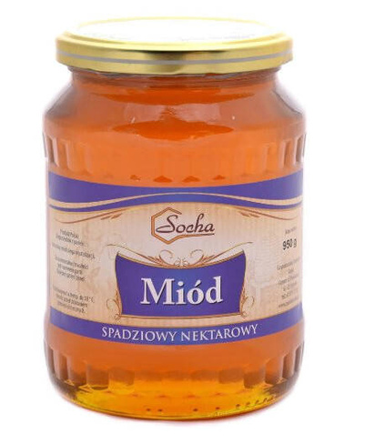 Miód nektarowo-spadziowy 950g - Polski