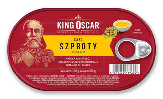 Szprot w oleju caro / 160 g / King Oscar